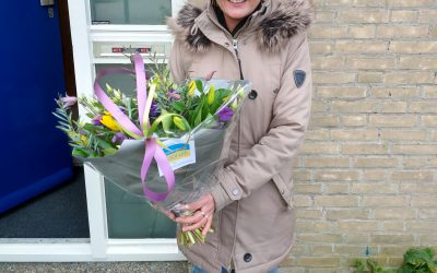 1e bos bloemen komt goed terecht